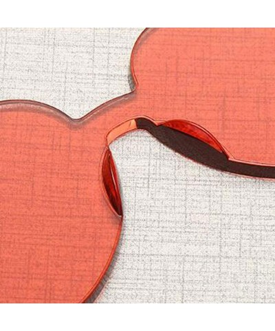 Sport Love Heart Shaped Sunglasses Women PC Frame Resin Lens Sunglasses UV400 Sunglass - Multicolor - C0190MSWKHE $18.67