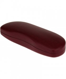 Rectangular Sunglasses & Glasses Cases Protective Hard Case Wood Print - Red - C818D9NCHMI $8.83