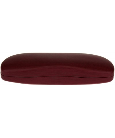 Rectangular Sunglasses & Glasses Cases Protective Hard Case Wood Print - Red - C818D9NCHMI $8.83