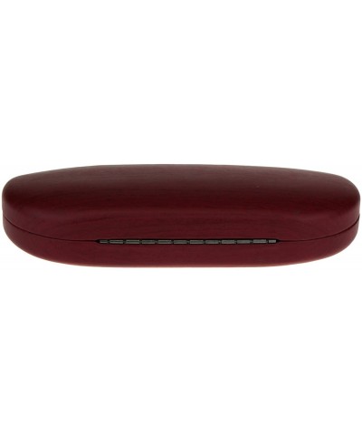 Rectangular Sunglasses & Glasses Cases Protective Hard Case Wood Print - Red - C818D9NCHMI $8.83