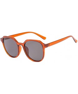 Sport Unisex Stylish Sunglasses 100% UV Protection Sunglasses Fishing Sport Aviator Classic Sunglasses - Orange - CK193XG46WI...
