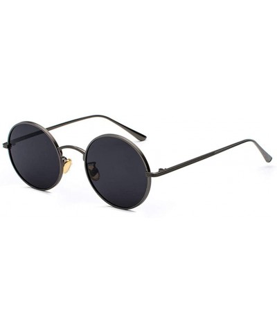 Oval sunglasses for women Oval Vintage Sun Glasses Classic Sunglasses - P05-gold-green - CZ18WXRDHN2 $29.30