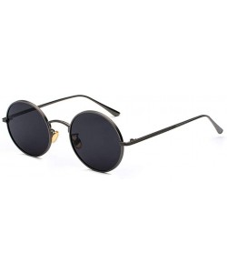 Oval sunglasses for women Oval Vintage Sun Glasses Classic Sunglasses - P05-gold-green - CZ18WXRDHN2 $49.94