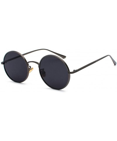 Oval sunglasses for women Oval Vintage Sun Glasses Classic Sunglasses - P05-gold-green - CZ18WXRDHN2 $49.94