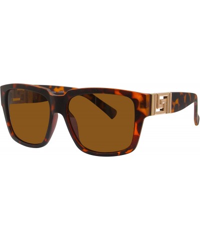 Square Sunglasses for Women Oversized Eyewear Fashion - Assorted Styles & Colors - Leopard - C718OOZ37I9 $11.86