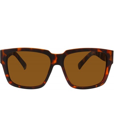 Square Sunglasses for Women Oversized Eyewear Fashion - Assorted Styles & Colors - Leopard - C718OOZ37I9 $11.86