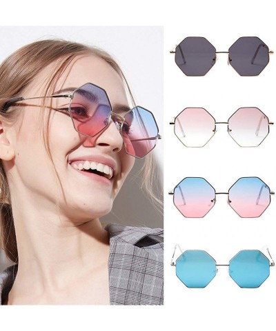 Oversized Women Vintage Square Eye Sunglasses Retro Lightweight Eyewear Fashion Radiation Protection UV400 Protection - CZ196...