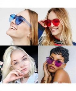 Round Unisex Fashion Candy Colors Round Outdoor Sunglasses Sunglasses - Dark Blue - C8190R0LMT9 $17.36