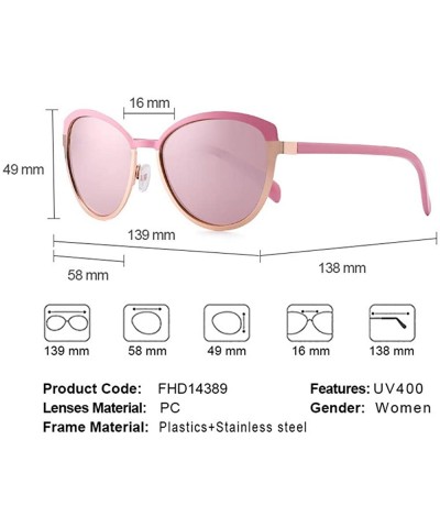 Round Fashion Sunglasses with Case for Women Classic Round Frame Eyewear UV 400 Protection - Black - C618TI95C3D $43.31