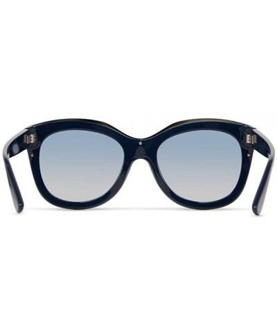 Oversized Mysteria Sunglasses - Fashion Blue - CD18WD0HGN3 $32.12