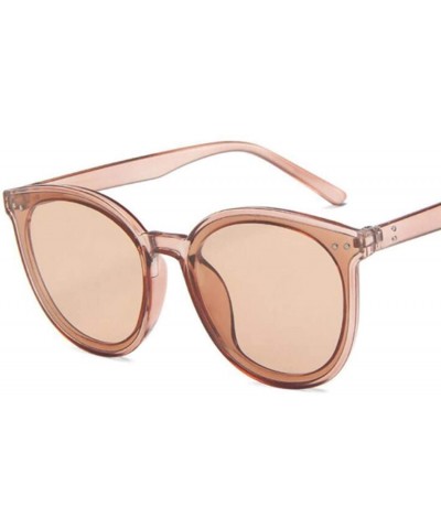 Cat Eye Women Luxury Flat Top Cat Eye Sunglasses Men Elegant Casual Sun Glasses Female Mirror Glasses (D) - D - C3194A262OQ $...