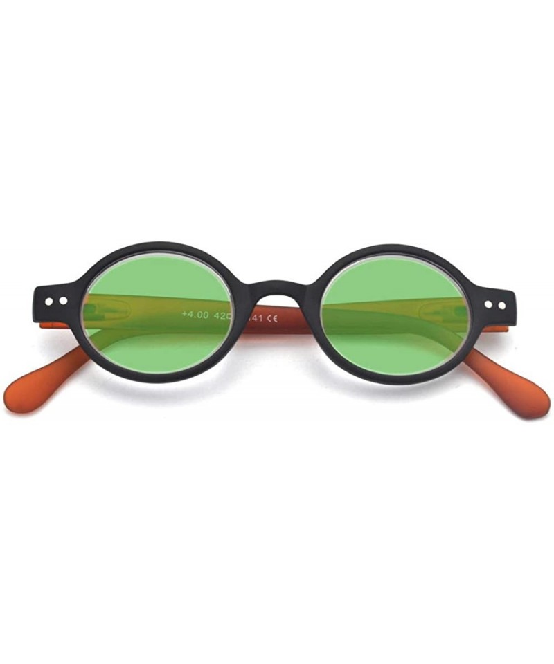 Round Retro UV400 Shades Sunglasses Unisex Vintage Round Small Brand Designer Eyewear - Green - C51895XDXD4 $14.19