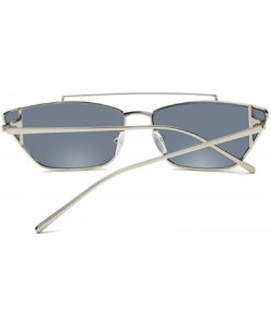Oversized Retro Cat Eye Sunglasses Women Men Small Style Designer Sun Glasses For Pink - Red - CX18YZWIM72 $13.62
