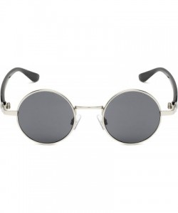Round Sunglass Warehouse Rounder- Polycarbonate Round Men's & Women's Full Frame Sunglasses - CL12OE4A7LJ $12.32