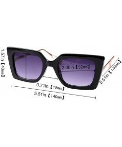 Butterfly Anti-Blue Block Light Pearl Inlay Arm Cat Eye Reading Glasses - Black Frame / Gray Lens - C418XMLA53I $13.45
