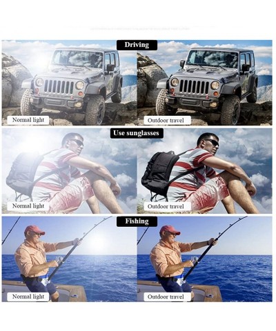 Round Vintage Style Round Sunglasses Retro for Traveling Cycling Fishing Driving - Gloden&gray - CN18DLY0O4H $34.66