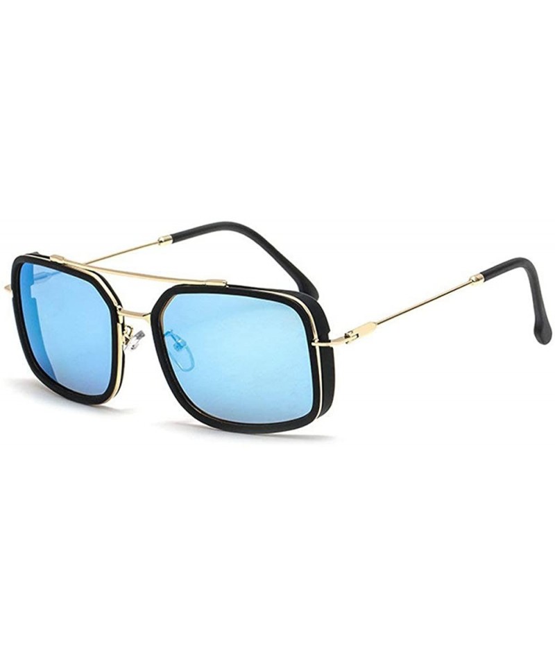 Oversized Classic Designer Sunglasses Oversized Vintage - Blue - CW193IMX606 $26.27