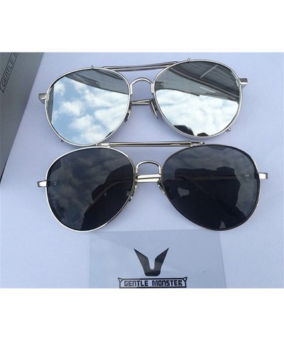 Wayfarer Wayfarers Classic Modern Metal Frame Crossbar Flat Lens Sunglasses - gold frame grey lens - CG12GP6UXBF $34.63