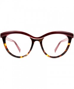 Butterfly Eyeglasses 7565 Butterfly Design - for Womens 100% UV PROTECTION - Black - CB192TGWIWL $35.87