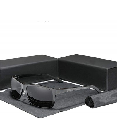 Oversized Men's 2020 aluminum-magnesium sunglasses driving mirror polarized glasses that man/woman UV400 - Dark Grey - CP1982...