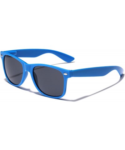 Wayfarer Iconic Horn Rimmed Retro Classic Sunglasses - Blue - CN12NUG4SYR $8.70
