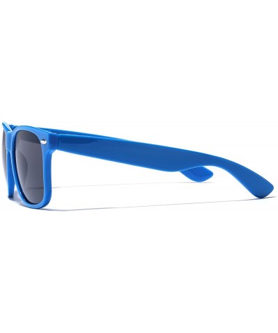 Wayfarer Iconic Horn Rimmed Retro Classic Sunglasses - Blue - CN12NUG4SYR $8.70