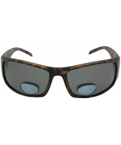 Wrap Big Polarized Bifocal Fishing Sunglasses For Men P13 - Flat Tortoise-gray Lenses - C9180N0WYWL $14.56