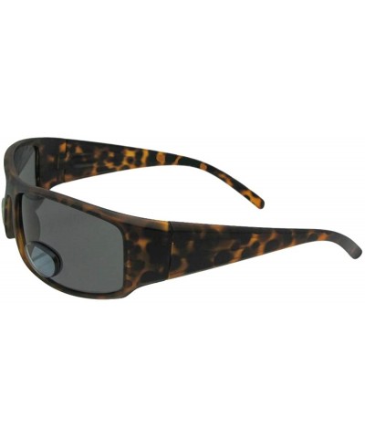 Wrap Big Polarized Bifocal Fishing Sunglasses For Men P13 - Flat Tortoise-gray Lenses - C9180N0WYWL $14.56