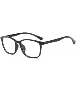 Square Eyestrain Photochromic Eyeglasses Sunglasses Magnification - Black 2 - C9197QU4AW0 $17.04