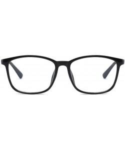 Square Eyestrain Photochromic Eyeglasses Sunglasses Magnification - Black 2 - C9197QU4AW0 $17.04