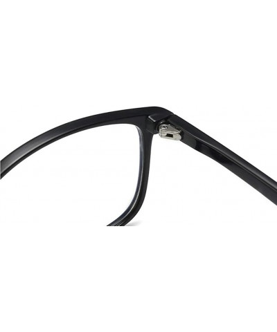 Square Eyestrain Photochromic Eyeglasses Sunglasses Magnification - Black 2 - C9197QU4AW0 $17.04