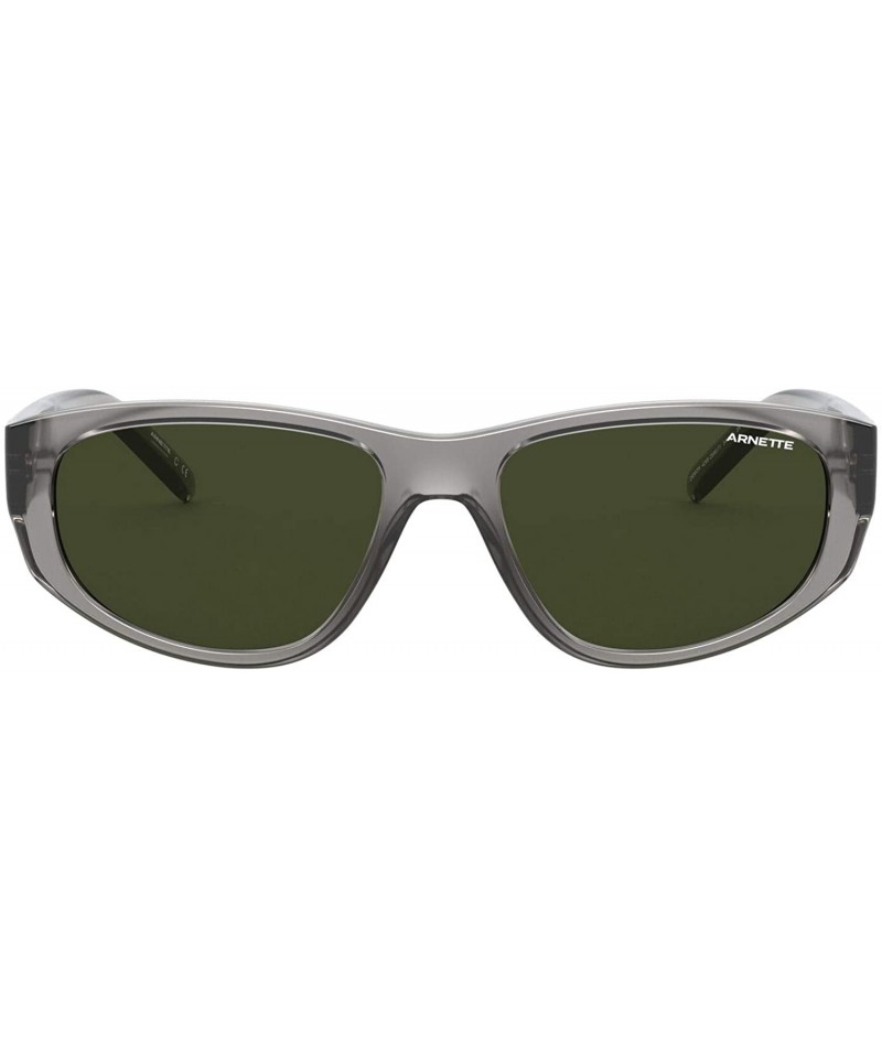 Sport Men's AN4269 Daemon Rectangular Sunglasses- Transparent Grey/Green- 54 mm - CA198OXWA6Z $60.68