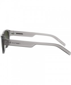 Sport Men's AN4269 Daemon Rectangular Sunglasses- Transparent Grey/Green- 54 mm - CA198OXWA6Z $60.68