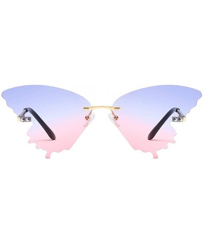 Oversized Fashion Sunglasses Vintage Frameless - C-c - CH190C5MUDL $11.65