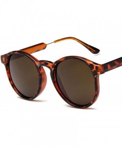 Retro Round Sunglasses Women Men Brand Design Transparent Female Sun ...
