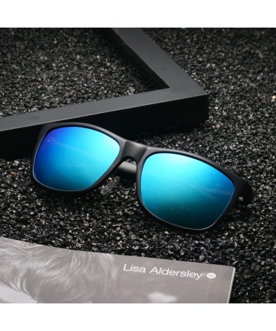Wayfarer Driving Ultra Light Polarized Sunglasses for Men Women Al-Mg Metal Frame 100% UV400 protection Outdoor Sunglasses - ...