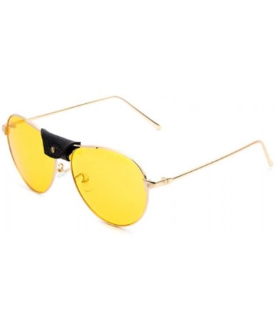 Sport Metal Frame Sunglasses Sunglasses Fashion Frog Mirror - 4 - CI19000NT3L $68.55
