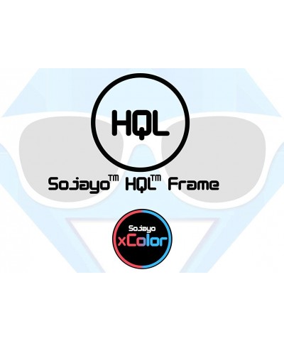 Wayfarer 2 Pair HQL Miami Fancies by Sojayo - 1 Sojayo-xbright Neon Orange & 1 White (2 Pack) - C618C5Q0SUY $10.31