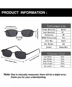 Round Retro Small Square Sunglasses Metal Frame Clear Candy Colors Lens Glasses - Black - CA180MHCZKA $14.14
