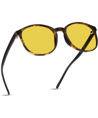 Oval Night Vision Driving Glasses-UV400/Anti-glare-Sports Polarized Sunglasses For Men & Women - Y 8110_c1 - CY18M0SC0YI $49.52