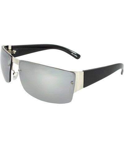 Rimless TU9304 Rimless Fashion Sunglasses - Mirror - CF11CB13V9F $10.32