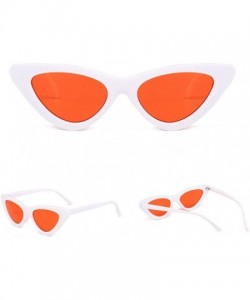 Cat Eye Fashion Sunglasses for Women Retro Cat Eye Shades Sun Glasses UV 400 Lens Protection Goggles (H) - H - C6190DK5DGR $8.35