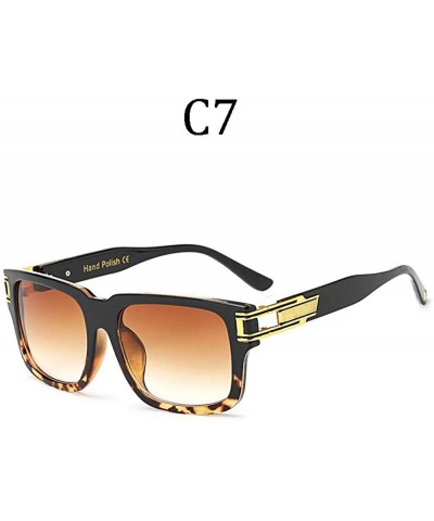 Oversized Fashion Oversized Men Luxury Brand Designer Large Frame Men Sunglasses 97130 C6 - 97130 C7 - C918YQU08ZZ $25.28