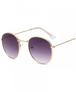 Round 2019 Classic Small Frame Round Sunglasses Women/Men Er Alloy Mirror Sun Glasses Vintage Oculos - C6198A4NSNM $22.00