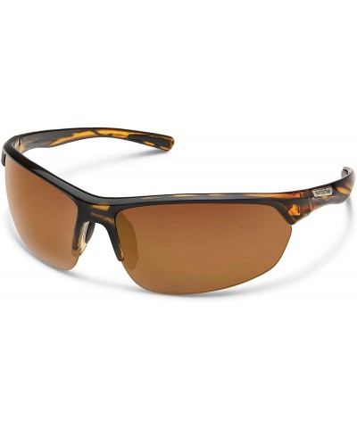 Rimless Slice Polarized Sunglasses - Tortoise - C8189X0EN0R $36.04