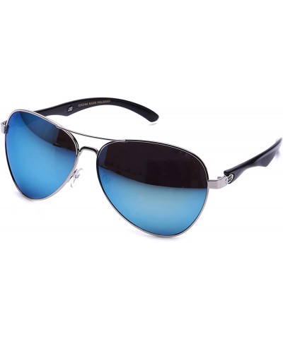 Aviator Wavey" - Modern Aviator Design Gradient UV Protected Lenses High Fashion Quality Sunglasses for Men - CB17XWEIUYC $18.64