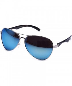 Aviator Wavey" - Modern Aviator Design Gradient UV Protected Lenses High Fashion Quality Sunglasses for Men - CB17XWEIUYC $8.09
