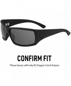 Sport Polarized Replacement Lenses for Dragon Cinch Sunglasses - Multiple Options - Fire Orange Mirror - CB12CCLZPRT $33.87