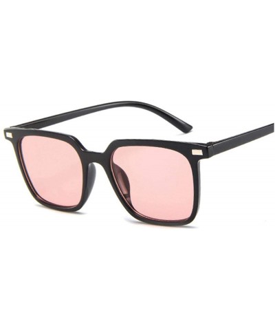 Oval Square Small Sunglasses Women Fashion Sun Glasses Lady Brand Designer Vintage UV400 - Blackpink - C8198ZQYC2G $33.35