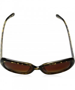 Oversized Oversized Women's Polarized Oval Sunglasses - Tort- Gradientbrown - C212MA49HJD $11.46